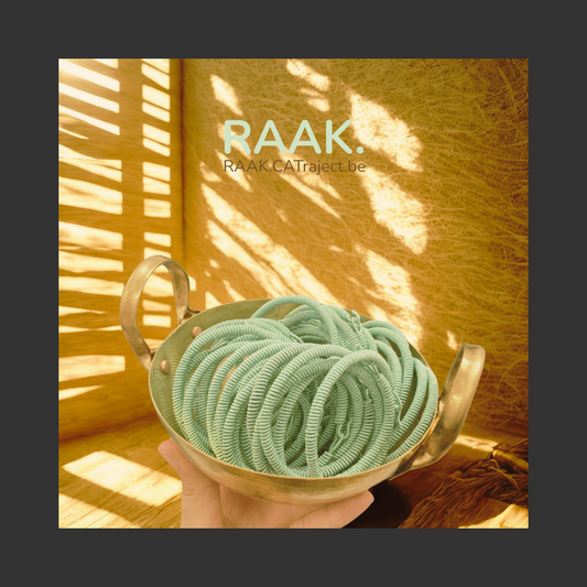 RAAK.Armband | DRAAD Muntgroen