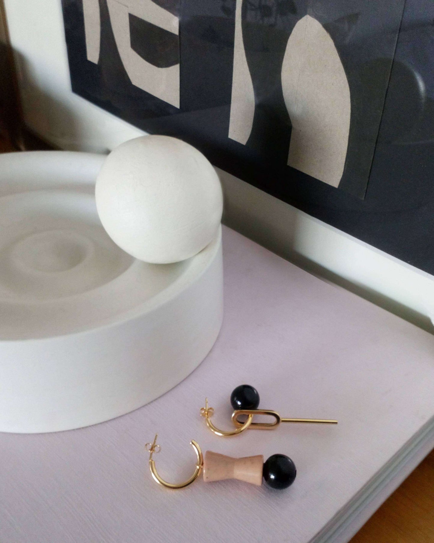 Creatieve handgemaakte oorringen