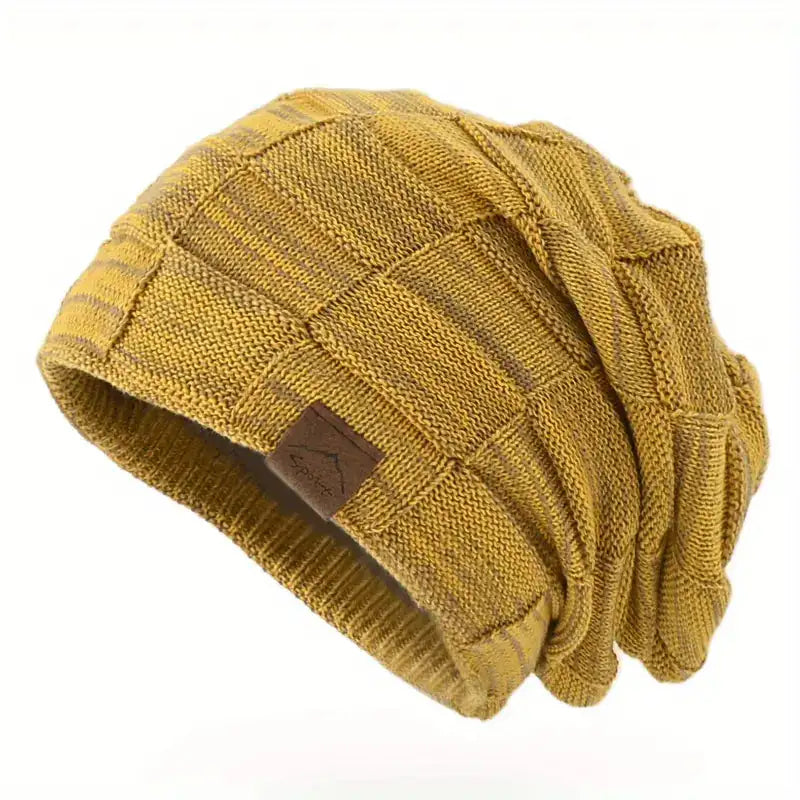 Gele gebreide beanie van RAAK voor warmte en herfst accessoires