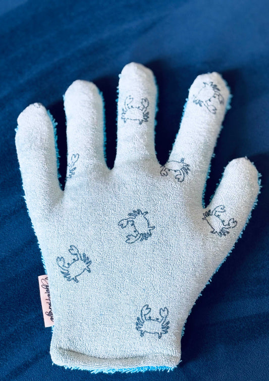Wit verzwarend handdoekje met zeedierenprint voor ontspanning en rust