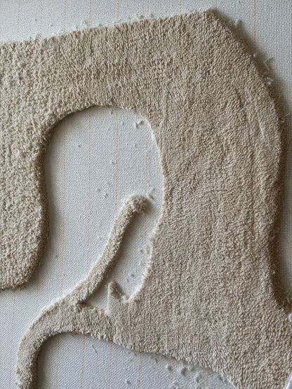 Blauw Lijf - getuft WANDwerk