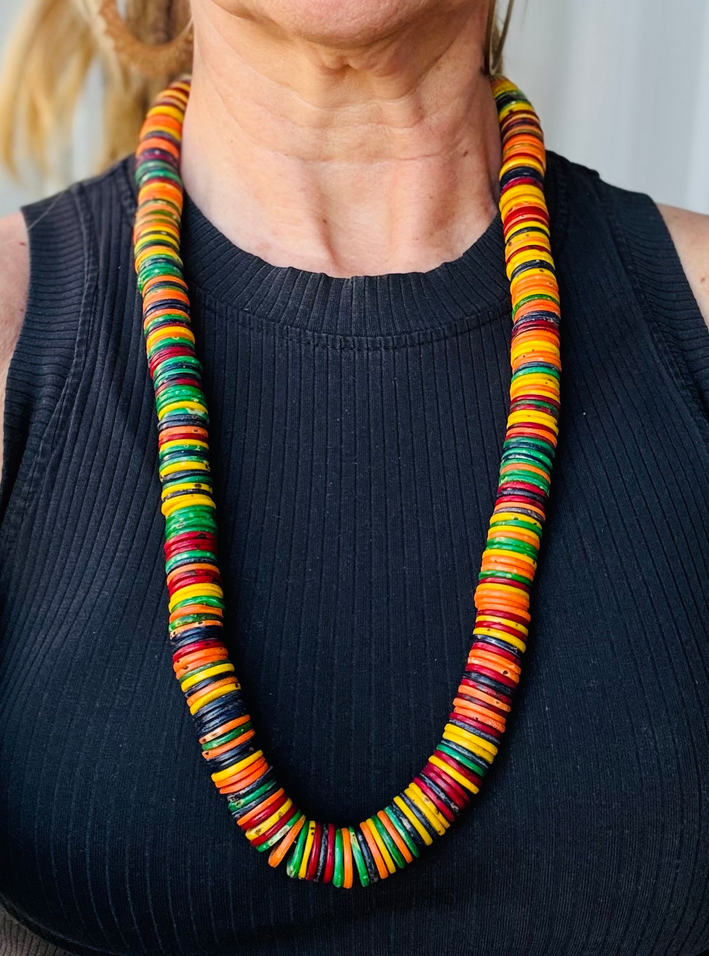 RAAK.Halsketting | CARNAVA.ORANJE (kort)