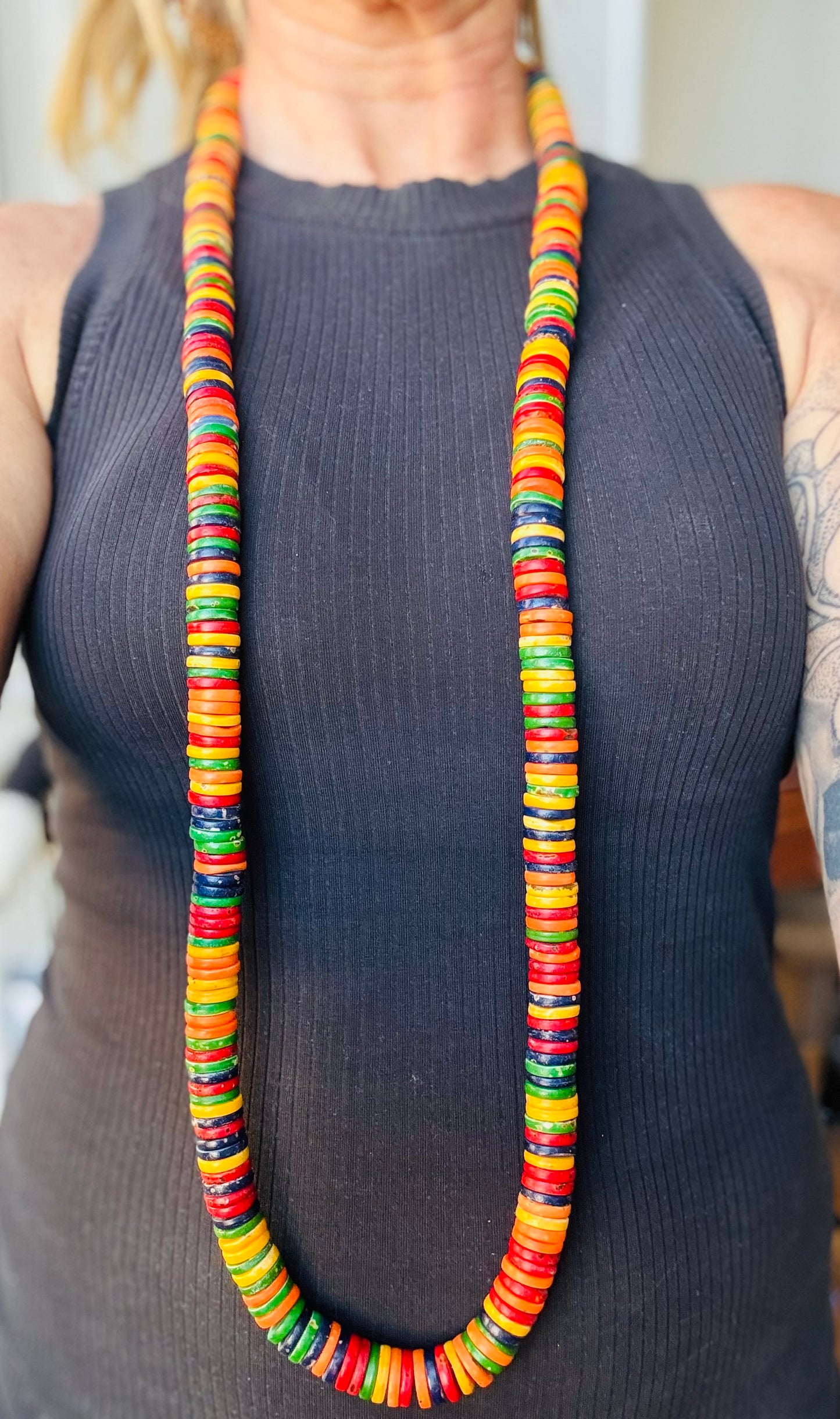 RAAK.Halsketting | CARNAVA.ORANJE (lang)