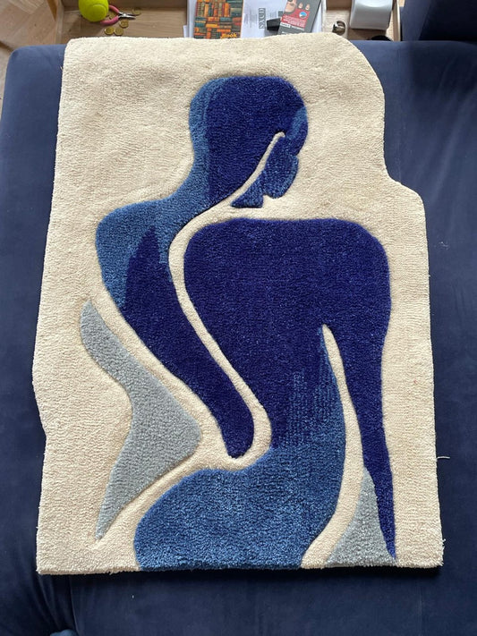 Blauw Lijf - getuft WANDwerk